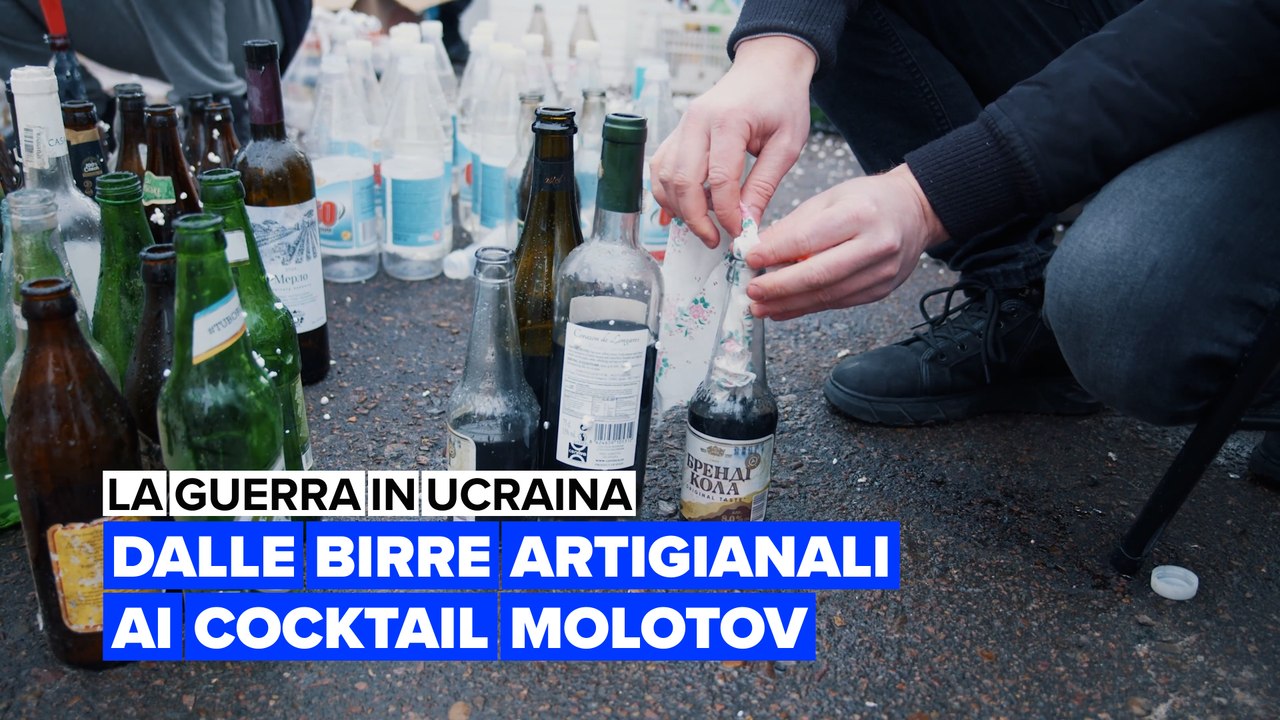 Un birrificio ucraino passa dalle birre artigianali ai cocktail molotov