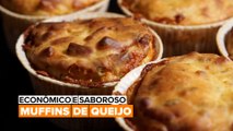 Econômico e Saboroso: Muffins de queijo