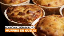 Econômico e Saboroso: Muffins de queijo