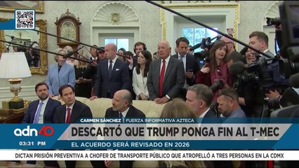La presidenta, Claudia Sheinbaum descartó que Trump ponga fin al T-MEC