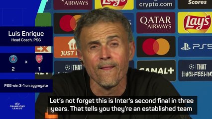 Enrique quick to paint PSG as underdogs for Champions League final
