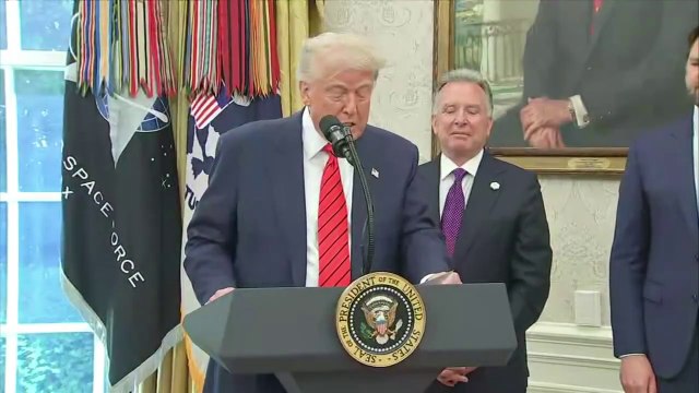 FULL REMARKS_ President Trump speaks after swearing in US Middle East Envoy Steve Witkoff