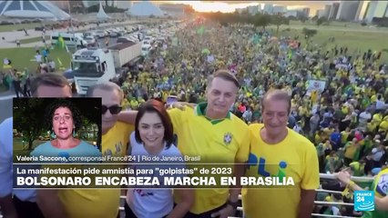 Informe desde Río de Janeiro: Bolsonaro encabeza marcha para pedir amnistía para "golpistas"