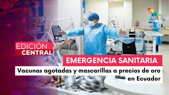 Filas interminables en centros de salud y escasez de vacunas en Ecuador