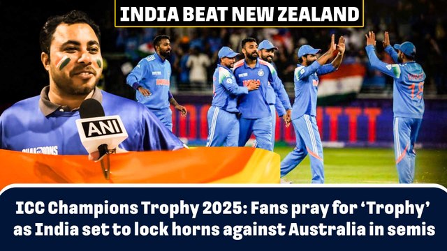 ICC Champions Trophy 2025: Fans pray for ‘Trophy’ as India set to lock horns with Australia in semis