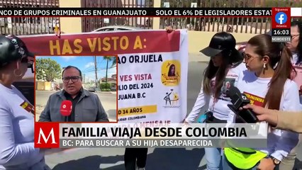 Familia colombiana viaja a Tijuana con el objetivo de encontrar a Lizeth Yoana, chef desaparecida