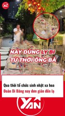 Đoàn Di Băng tổ chức sinh nhật đơn giản