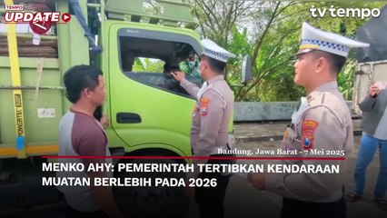 Menko AHY Sebut Pemerintah Akan Tertibkan Kendaraan ODOL pada 2026