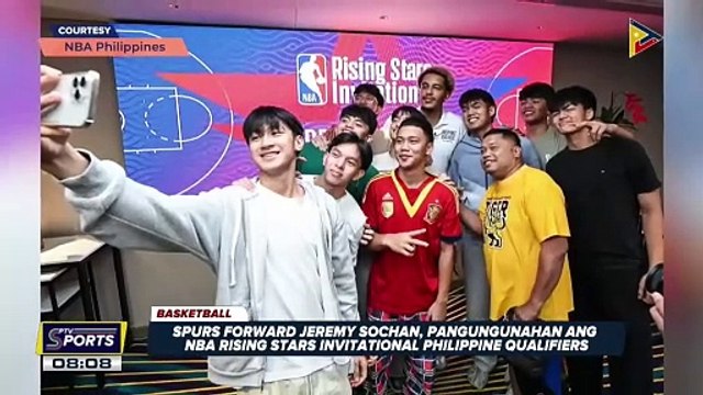 Spurs forward Jeremy Sochan, pangungunahan ang NBA Rising Stars Invitational Philippine Qualifiers