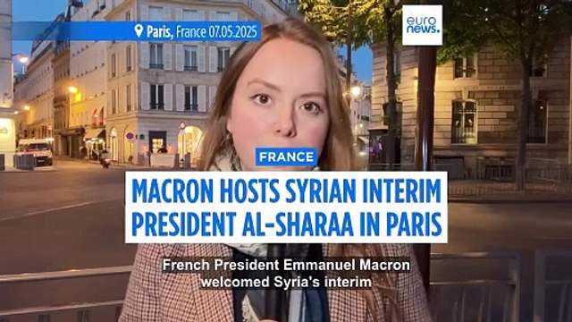 Macron supports easing sanctions on Syria after meeting interim President al-Sharaa