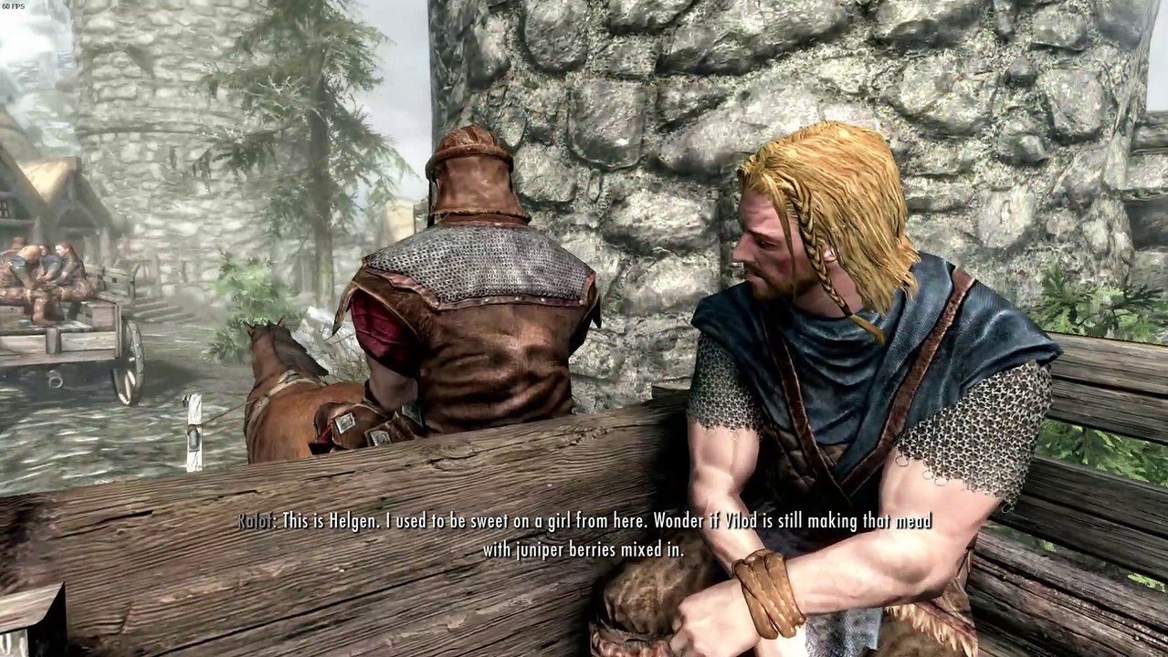 Skyrim SE. Using Esberns Warning mod with OSO mod and my changes