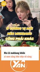 Mia Lê mukbang khiến CĐM thấy khó chịu