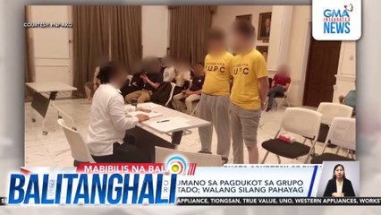 2 Chinese na sangkot umano sa pagdukot sa grupo ng mga dayuhan, arestado; wala silang pahayag | Balitanghali