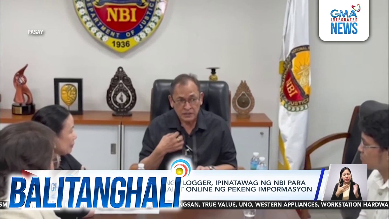 Mga abogado ng ilang vlogger, ipinatawag ng NBI para pag-usapan ang pagkalat online ng pekeng impormasyon | Balitanghali