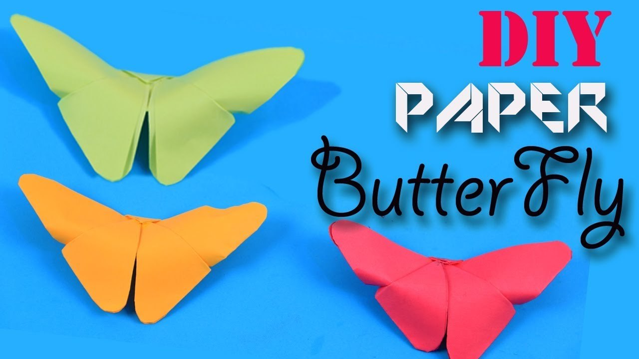 How To Make a Butterfly at Home 🦋 | Easy Paper Butterfly Origami | Fun Craft Hacks
