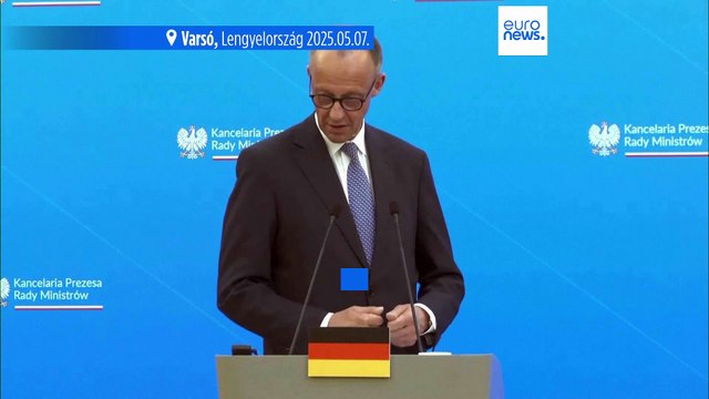 A német és az uniós migrációs politika szigorítását ígérte varsói látogatásán az új német kancellár