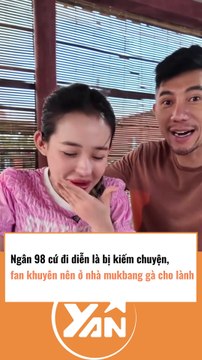 Ngân 98 đi biểu diễn là bị kiếm chuyện, CĐM khuyên ở nhà mukbang cho lành