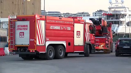 İstanbul Tuzla marinada bir teknede yangın çıktı!