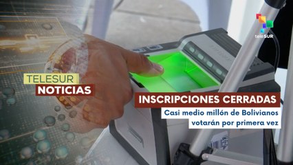 En Bolivia concluye período de inscripción de nuevos votantes