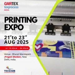 Print Smarter, Print Faster – Redefining Garment Printing at Gartex Texprocess India 2025!