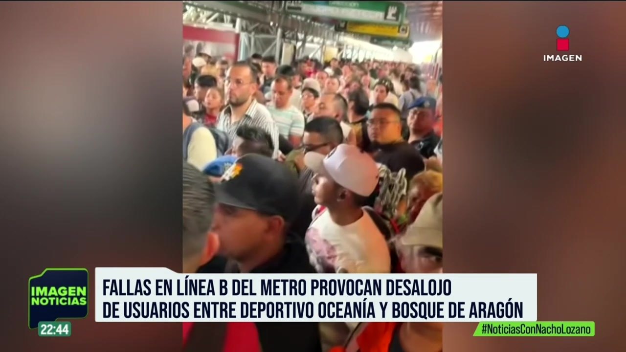 Se registra caos en la Línea B del Metro CDMX por falla en las vías