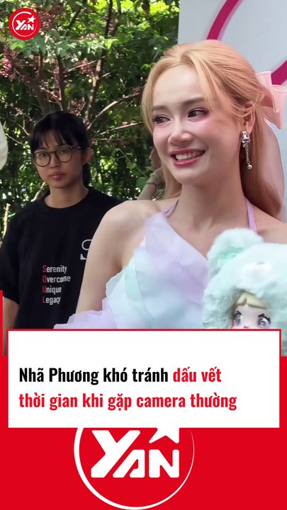 Nhã Phương khó tránh dấu vết thời gian khi đứng trước cam thường