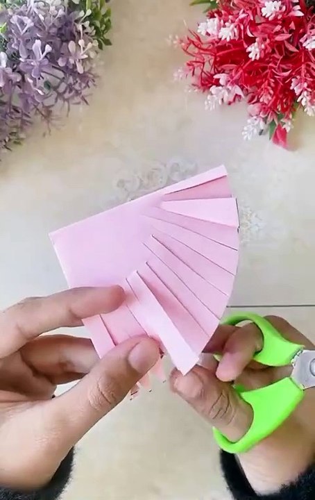 Paper flower beautiful craft