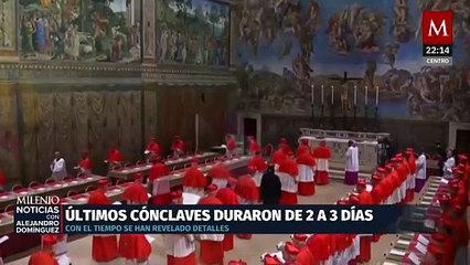 El cónclave moderno dura tres días,  pero antes tomaba meses