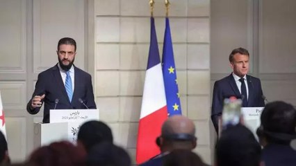 Fransa Cumhurbaşkanı Macron, Suriye Cumhurbaşkanı Şara ile görüştü