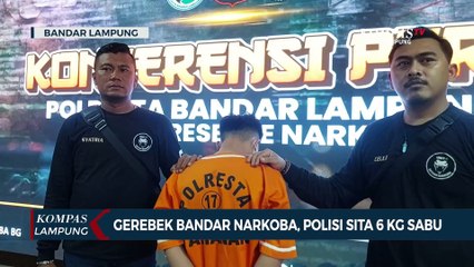 Gerebek Bandar Sabu, Polisi Sita 6 Kg Sabu