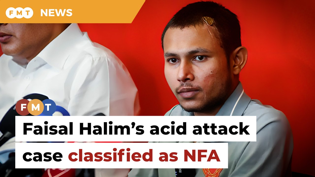 Faisal Halim’s acid attack case classified as NFA, says lawyer - video ...