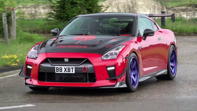 Nissan GT-R R35 Accelerating LOUD! 1800HP Top Secret GT-R, 1600HP Stroker GT-R, Alpha GT-R