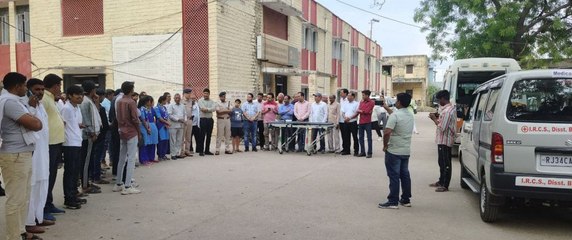 #mock drill : खतरे की खबर पर 15 मिनट में जुटा अमला, सबसे पहले तहसील परिसर पहुंची दमकल