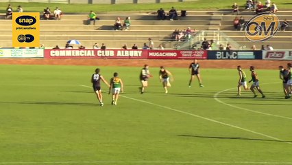 Charlie Sanson takes a strong contested mark