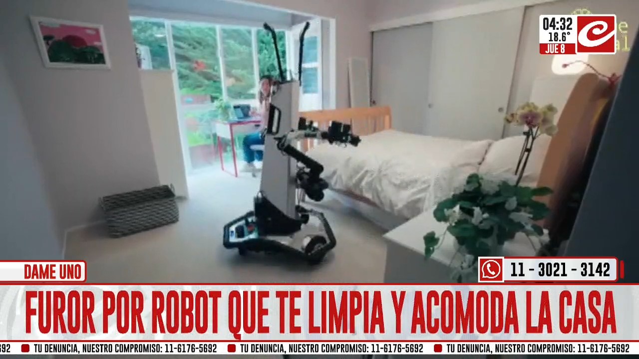 Furor por el nuevo robot mucamo que te escucha y obedece todas tus órdenes