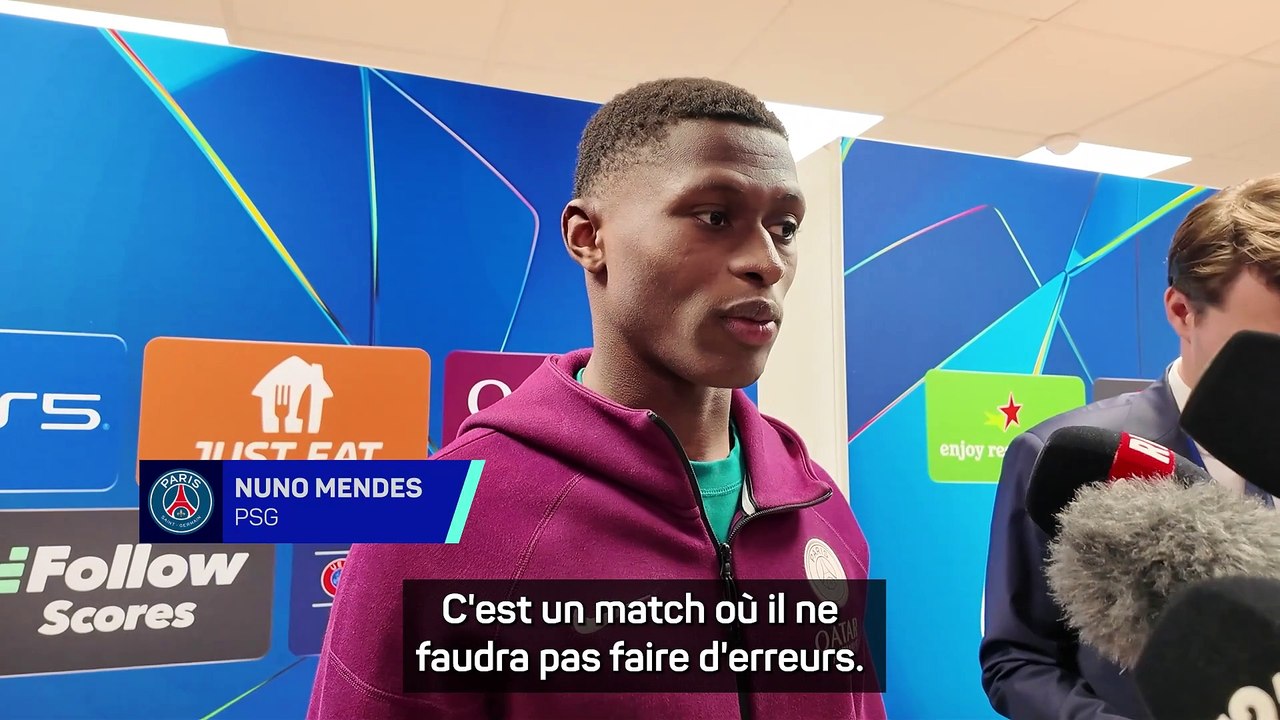 Nuno Mendes : "On mérite cette finale"