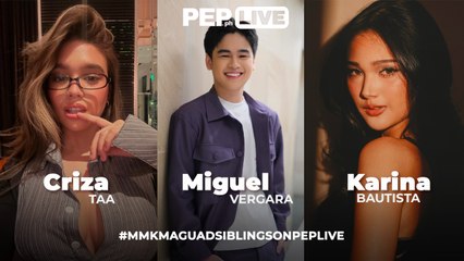 WATCH: Criza Taa, Karina Bautista & Miguel Vergara on PEP Live