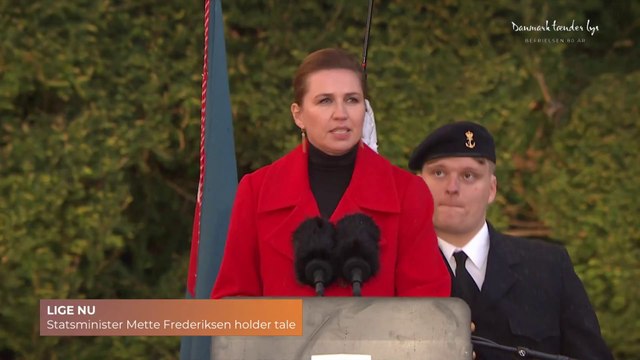 Mette Frederiksen til modstandsfolk: Danmarks plads i den frie verden er jeres fortjeneste | 2025 | DR