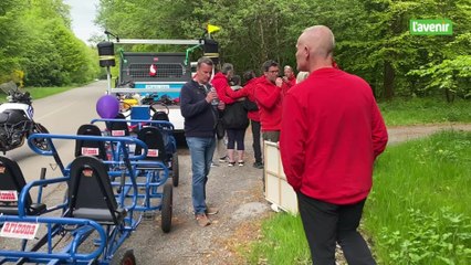 Ludovic Daxhelet en cuistax dans notre province au profit du Télévie