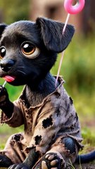 the rice of the poor puppy to the successful business man #viralvideo #shortvideo #viralshort #sad