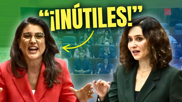 La gritona Bergerot monta un mitin contra las nucleares y Ayuso retrata a la sectaria: “Queréis un país chavista”