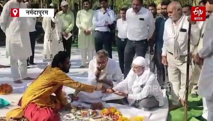 जंगल के बीच नदी का उद्गम स्थल सूखा, मंत्री प्रहलाद पटेल ने जताई ये चिंता