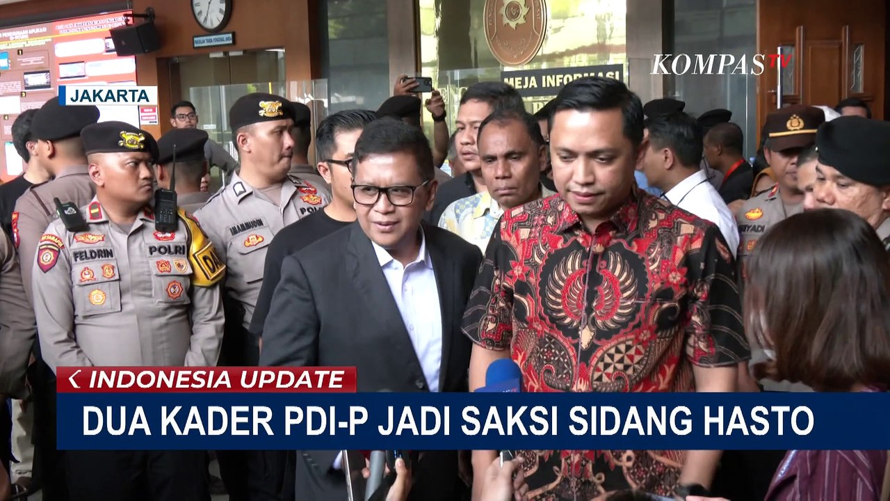 Keterangan 2 Kader PDIP Jadi Saksi di Sidang Lanjutan Kasus Suap Hasto Kristiyanto