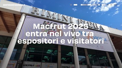 Macfrut 2025 entra nel vivo tra espositori e visitatori