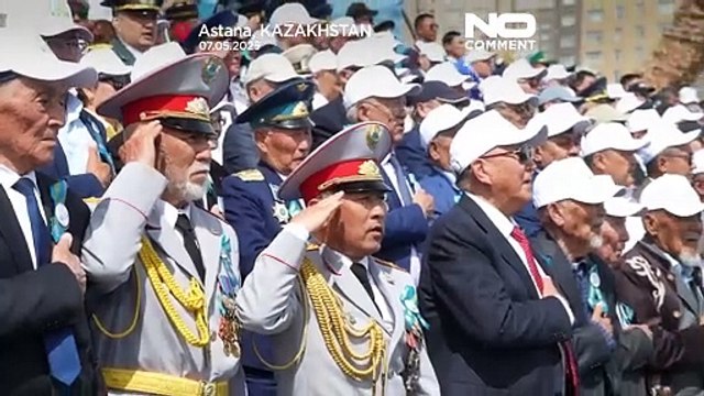 Astana ospita una grande parata militare per l'80º anniversario della Seconda Guerra Mondiale