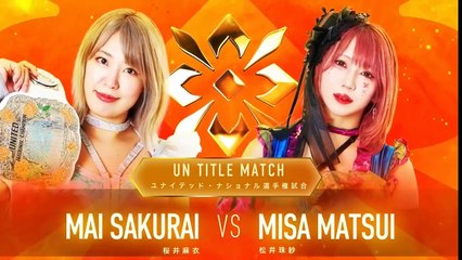 MARIGOLD Rising Spirit Tag 6 United National Championship Mai Sakurai vs Misa Matsui