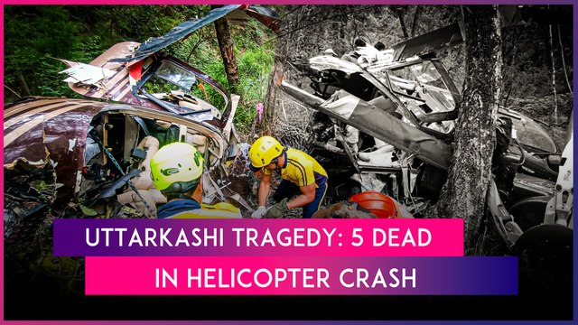 Dailymotion Uttarkashi Helicopter Crash 5 Killed, 2 Injured As Chopper Crashes Near Uttarakhand’s Gangnani