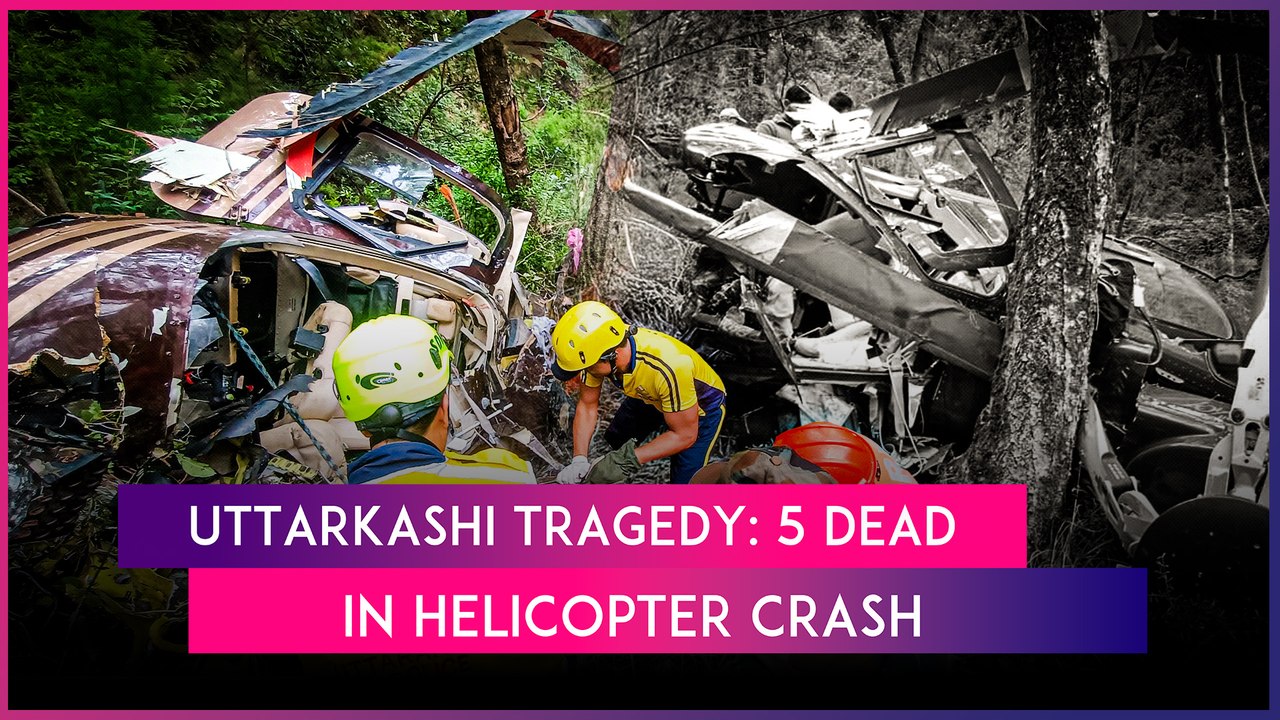 Dailymotion Uttarkashi Helicopter Crash 5 Killed, 2 Injured As Chopper Crashes Near Uttarakhand’s Gangnani