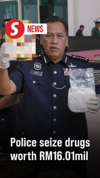 Police seize drugs worth RM16.01mil in Klang Valley operations