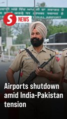 Airports in northern India shut down amid hostilities at border with Pakistan